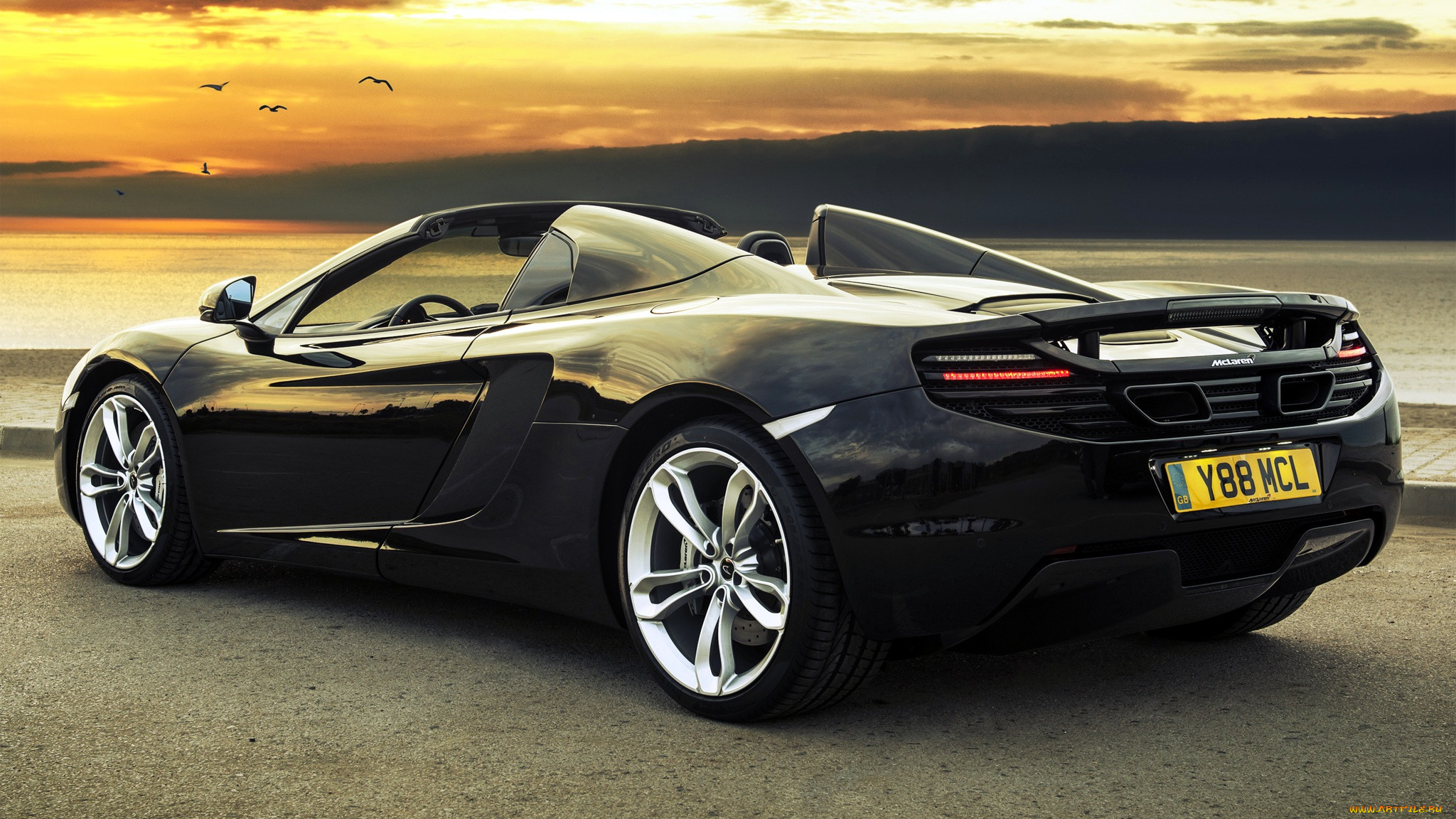 MCLAREN mp4 12c ночью